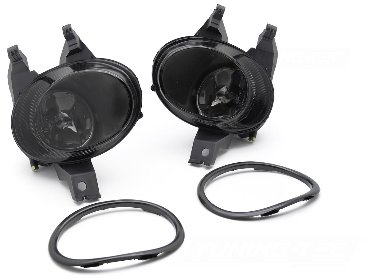 Nebelscheinwerfer Set Peugeot 206 206 CC 1998-2007 H1 Glas, schwarze Optik