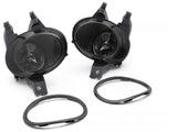 Nebelscheinwerfer Set Peugeot 206 206 CC 1998-2007 H1 Glas, schwarze Optik