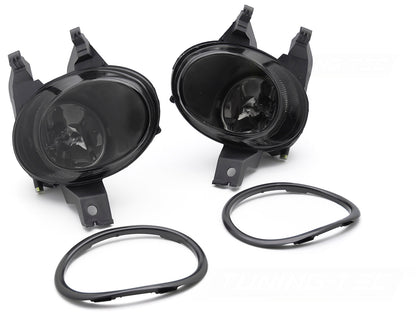 Nebelscheinwerfer Set für Peugeot 206 206 CC 1998-2007 H1 Leuchtmittel Glas