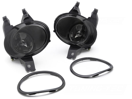 Nebelscheinwerfer Set Peugeot 206 206 CC 1998-2007 H1 Glas, schwarze Optik