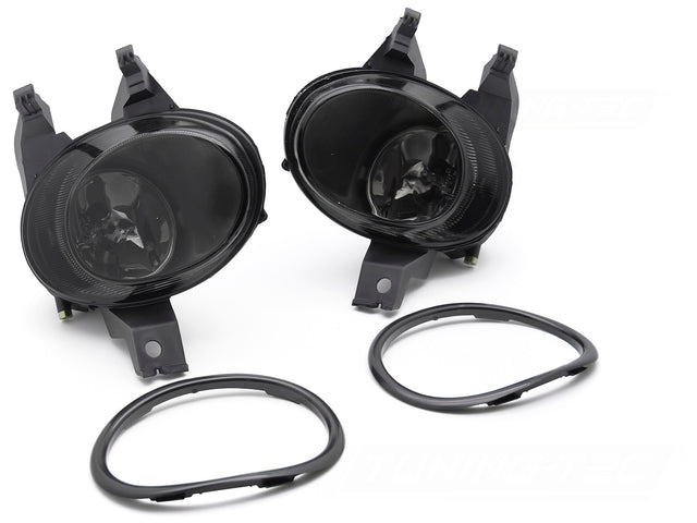 Nebelscheinwerfer Set Peugeot 206 206 CC 1998-2007 H1 Glas, schwarze Optik