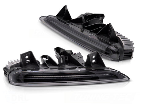 Tagfahrlichter Set Sport Style schwarz getönt für Porsche Boxster 981 Cayman 981c LED