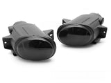 Set schwarz getönter Nebelscheinwerfer mit H3 Glas Linse für Seat Leon 1 (1999-2006) und Toledo 2 (1999-2004)