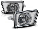 Chrom Nebelscheinwerfer Set für VW Golf 2, E-geprüft, links und rechts, klares Glas, Tuning Zubehör