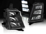 Sport LED Nebelscheinwerfer Schwarz für VW Golf 7 VII GTI 2013-2017, Paar