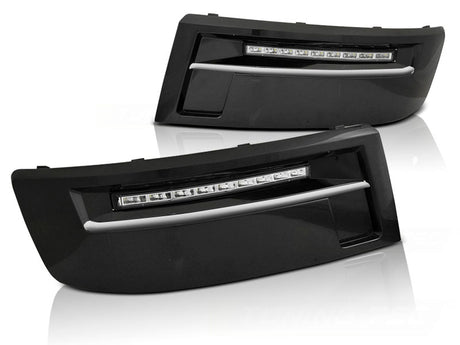LED Tagfahrlichter für VW T5 GP 2010-2015 mit Abdeckung E-Prüfzeichen