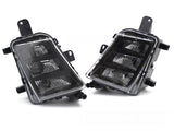 LED Nebelscheinwerfer Set Schwarz Golf 7 VII 2013-2017 Schrägheck Variant CR-Tuning