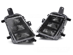 LED Nebelscheinwerfer Set Schwarz Golf 7 VII 2013-2017 Schrägheck Variant CR-Tuning