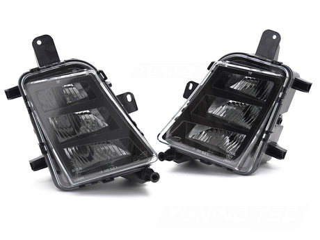 LED Nebelscheinwerfer Set Schwarz Golf 7 VII 2013-2017 Schrägheck Variant CR-Tuning
