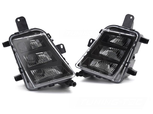 LED Nebelscheinwerfer Set Schwarz Golf 7 VII 2013-2017 Schrägheck Variant CR-Tuning