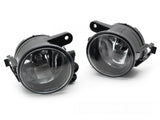 Klarglas Nebelscheinwerfer Set Links Rechts für VW Golf V 2003-2009, schwarzes Gehäuse, KFZ Tuning