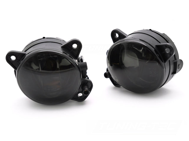 Zwei dunkle Nebelscheinwerfer Set Glas HB4 für VW Polo T5 Touareg Skoda Fabia Tuning Zubehör
