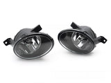 Zwei schwarze Klarglas Nebelscheinwerfer HB4 für VW Golf VI Beetle Tiguan Touran UP! Tuning Set