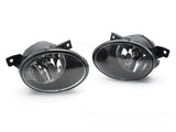 Zwei Nebelscheinwerfer Klarglas Set für VW T5 Transporter Multivan 2010-2015, schwarze Optik, KFZ Tuning