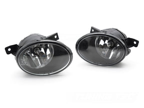 Zwei Nebelscheinwerfer Klarglas Set für VW T5 Transporter Multivan 2010-2015, schwarze Optik, KFZ Tuning