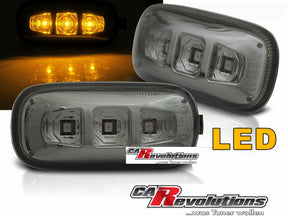 Für Audi A4 B6 10.00-10.04 / A4 B7 11.04-08 - LED Seitenblinker in rauchglas - CR Tuning