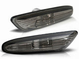 Für BMW E60 / E61 / E46 / X3 - Seitenblinker Set in rauchglas smoke