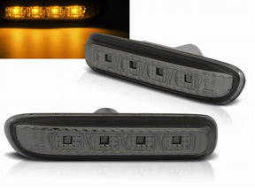 LED Seitenblinker Set smoke für BMW E46 Limo Coupe, E-Prüfzeichen, Blinker mit LEDs