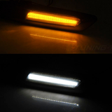LED Seitenblinker Set schwarz glanz für BMW E60/61 E81/82/87/88 E90/91 E92/93 - CR Tuning