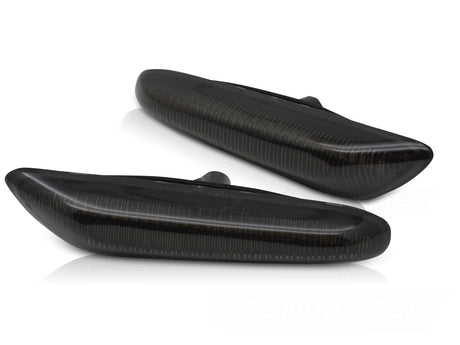 LED Seitenblinker Schwarz für BMW 1er (E81 E82 E87 E88) 3er (E46 E90 E91 E92 E93) 5er (E60 E61) - CR Tuning