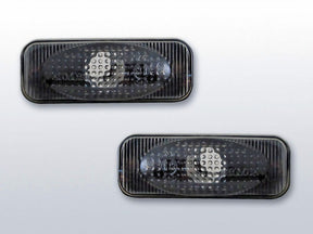 Schwarze Seitenblinker für Opel Omega B 03.94-09.99, LED Blinker Tuning