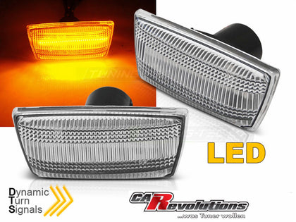 LED dynamische Lauflicht Seitenblinker für Opel Astra H Corsa D Insignia Zafira B weiß