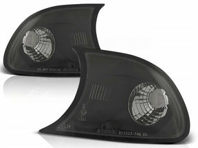 Schwarzes Frontblinker Set für BMW E46 Coupe, 04/99-08/01, Tuning Rückleuchten