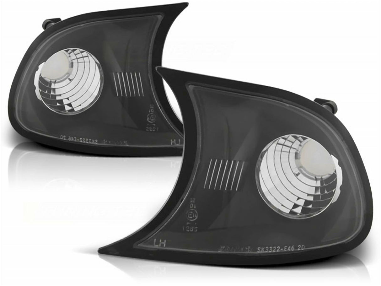 Für BMW E46 09.01-03.03 COUPE - Frontblinker in schwarz