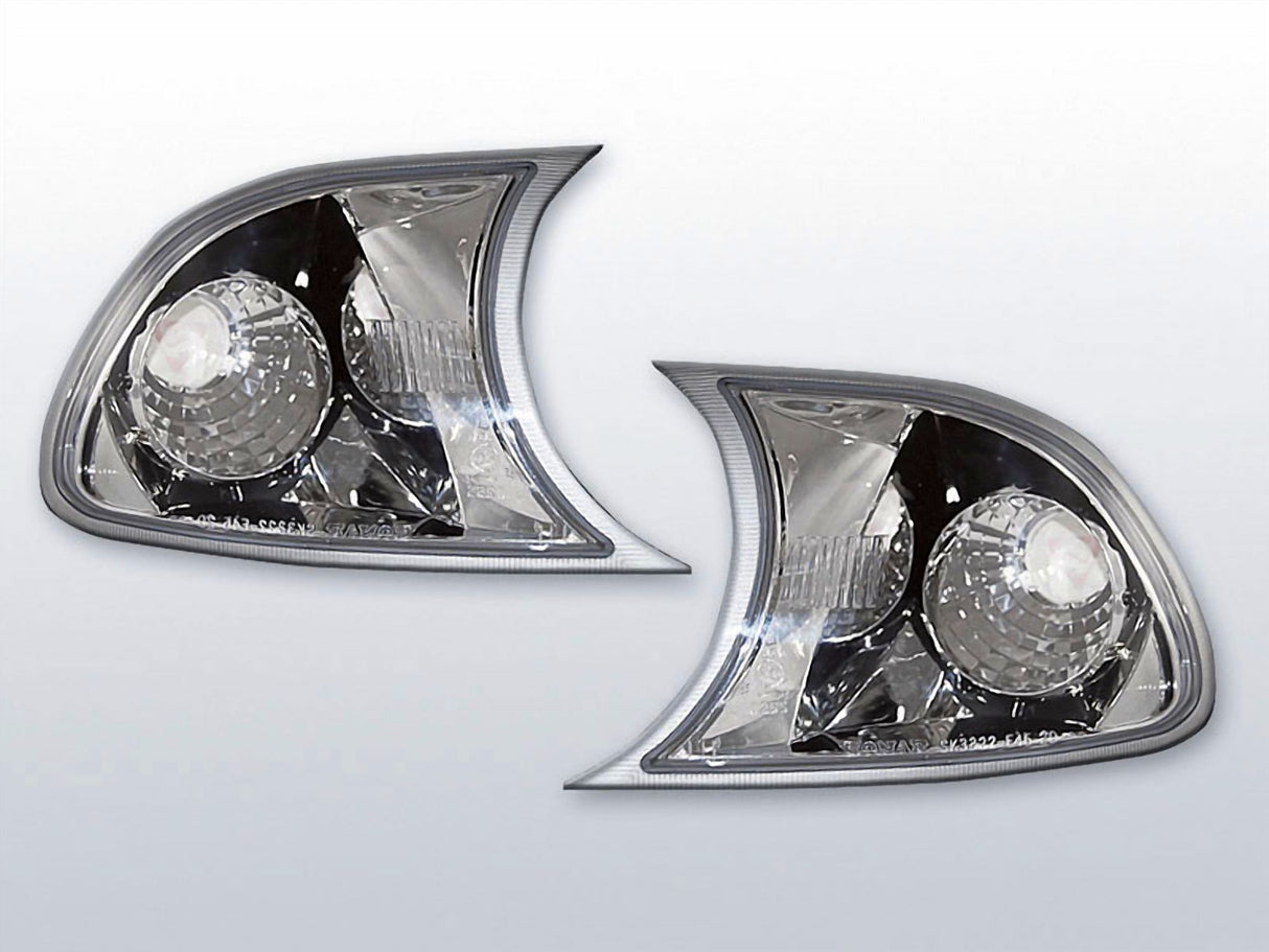 Frontblinker Set für BMW E46 09.2001-03.2003 COUPE Cabrio chrom
