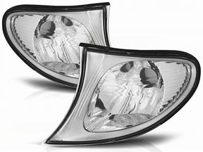 Frontblinker in rauchglas mit Rand Für BMW E46 09/2001-03/2005 Limo Touring - CR Tuning