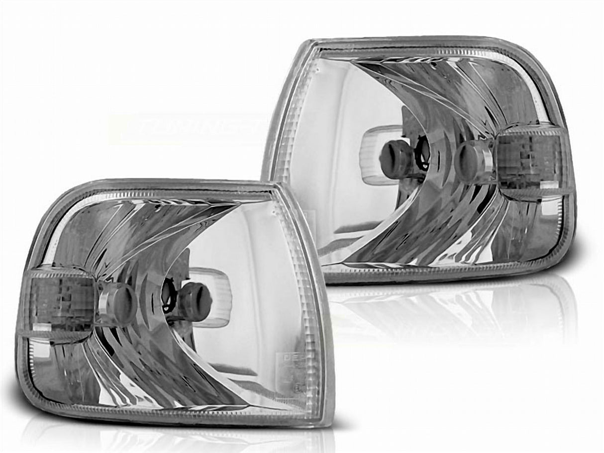 Frontblinker in chrom für VW T4 08.1996-03.2003 Multivan Caravelle Klarglas