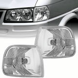 Frontblinker in chrom für VW T4 08.1996-03.2003 Multivan Caravelle Klarglas