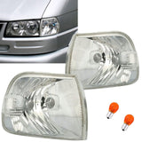 Frontblinker in chrom für VW T4 08.1996-03.2003 Multivan Caravelle Klarglas