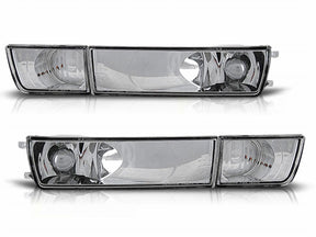 blinker klar Glas Chrom Optik Blinker links rechts für VW Golf 3 Vento Front
