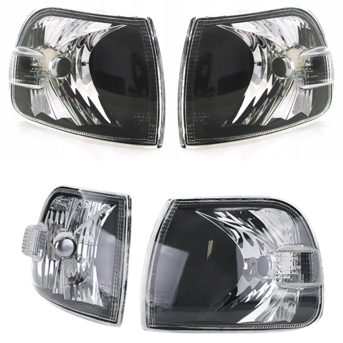 Frontblinker in schwarz für VW T4 08.1996-03.2003 Multivan Caravelle Klarglas