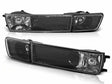 blinker schwarz Paar, Tuning Scheinwerfer Zubehör für VW Golf 3 Vento Front