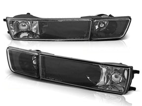 blinker schwarz Paar, Tuning Scheinwerfer Zubehör für VW Golf 3 Vento Front