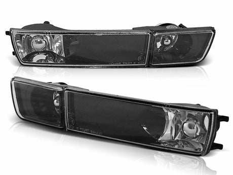 blinker schwarz Paar, Tuning Scheinwerfer Zubehör für VW Golf 3 Vento Front