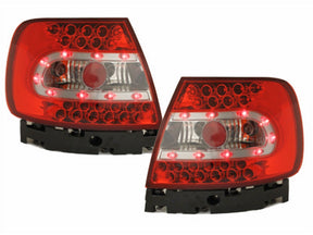 LED Rückleuchten rot chrom Audi A4 B5 1994-2000 Tuning Zubehör