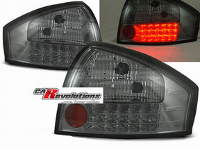 LED Rückleuchten für Audi A6 97-04 rauch, Set, Tuning, Ersatzteile