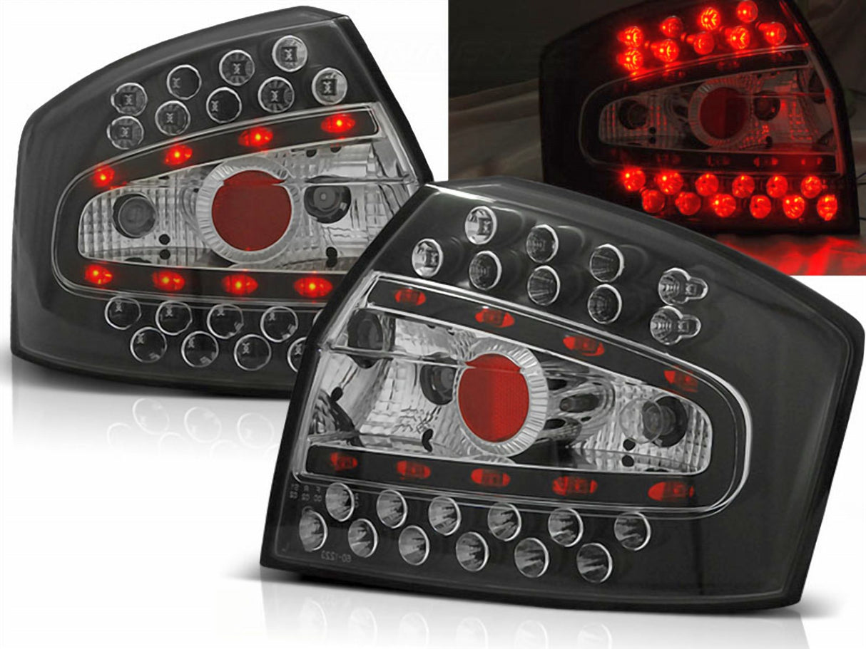LED Rückleuchten Set schwarz für Audi A4 B6 10.2000-10.2004