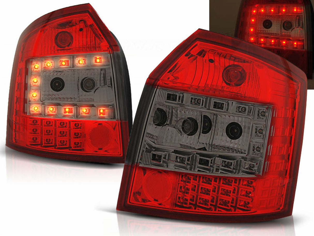 LED Rückleuchten Set rot matt für Audi A4 B6 Avant 10.2000-10.2004
