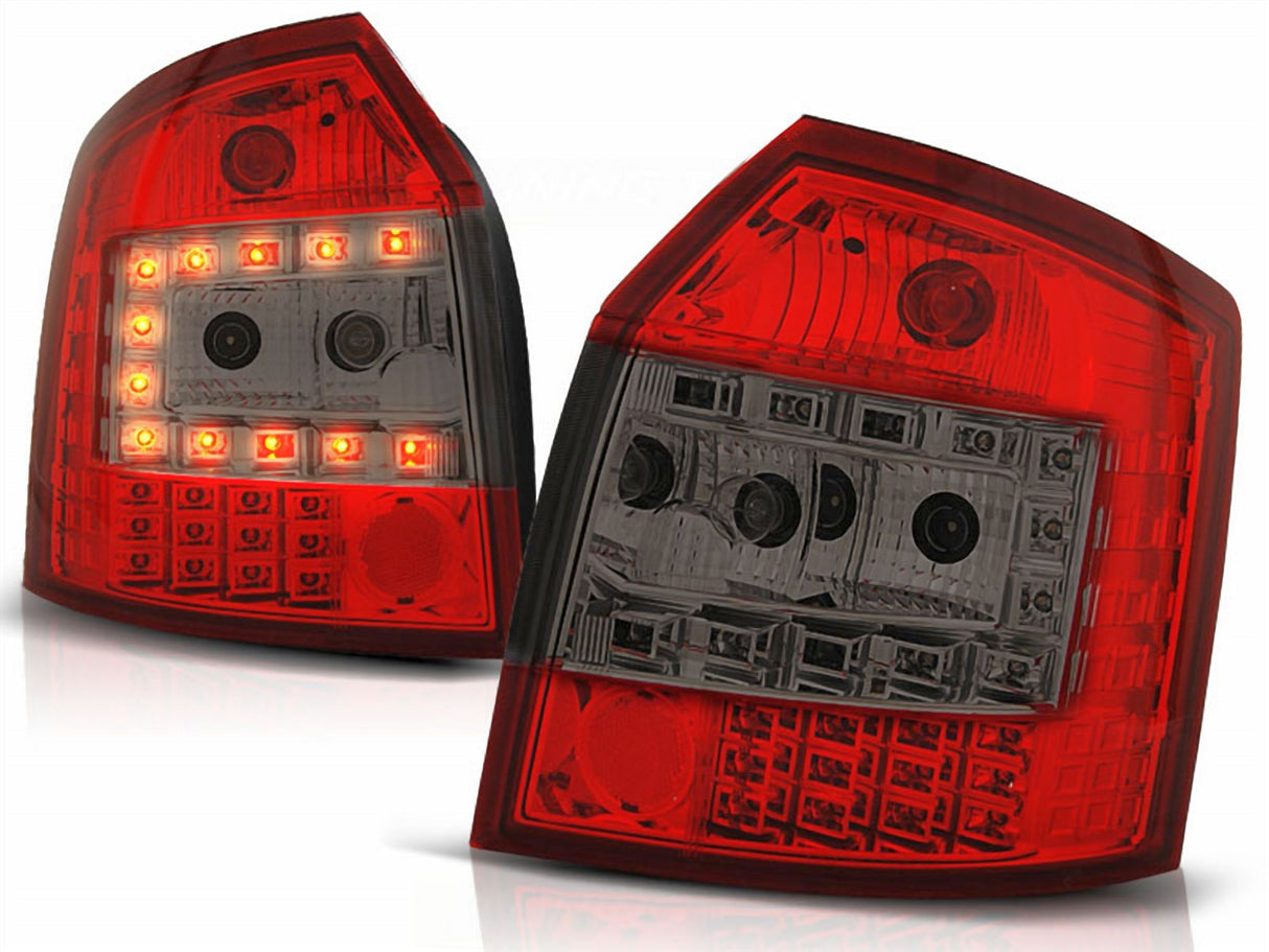 LED Rückleuchten Set rot matt für Audi A4 B6 Avant 10.2000-10.2004