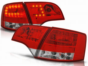LED Rückleuchten rot weiß Audi A4 B7 Avant 11.04-03.08 CR-Tuning
