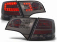 LED Rückleuchten Audi A4 B7 Avant rauchig mit roten LEDs und dunklem Gehäuse