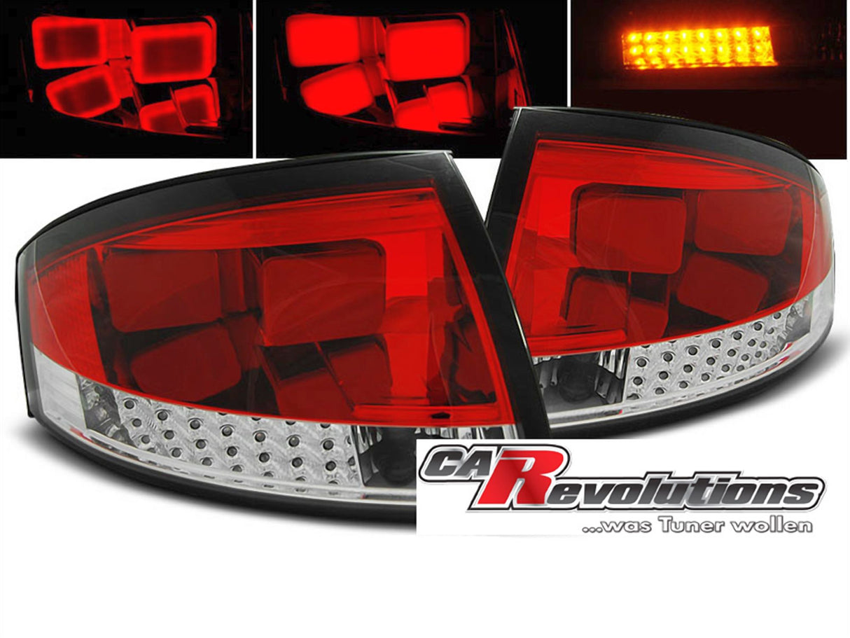 LED Rückleuchten Set rot weiß für Audi TT 8N 1999-2006