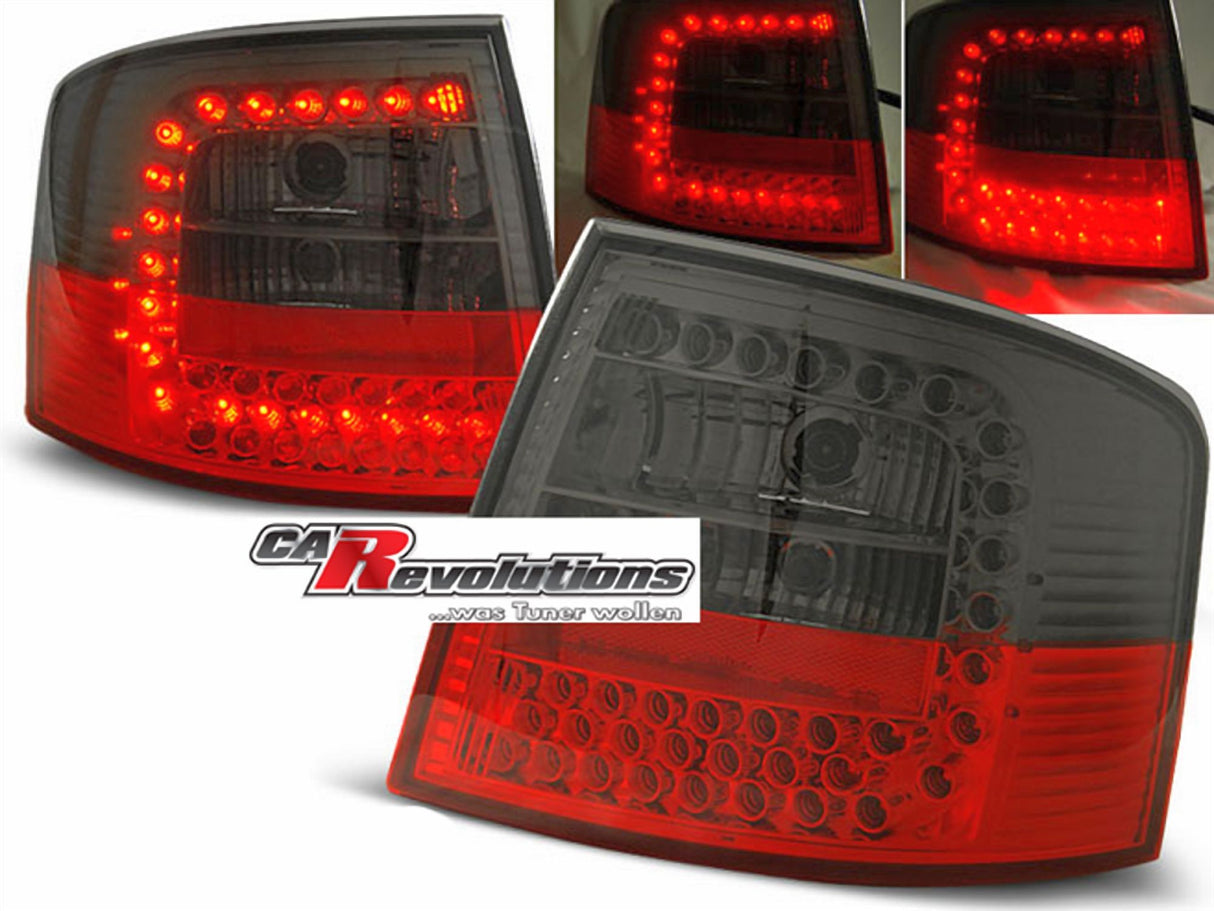 LED Rückleuchten Set rot matt für Audi A6 C5 4B Avant 05.1997-05.2004