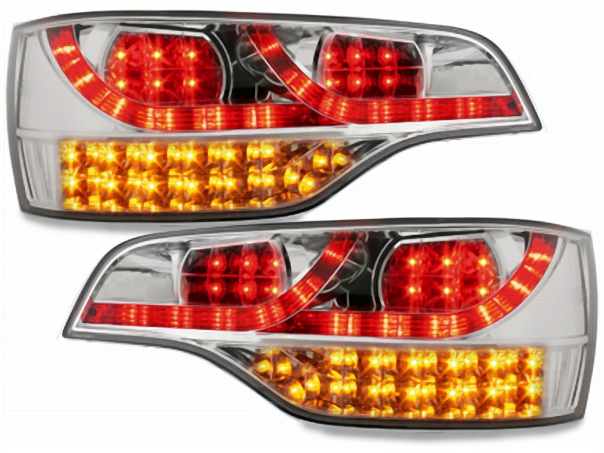 LED Rückleuchten Set chrom für Audi Q7 2006-2009