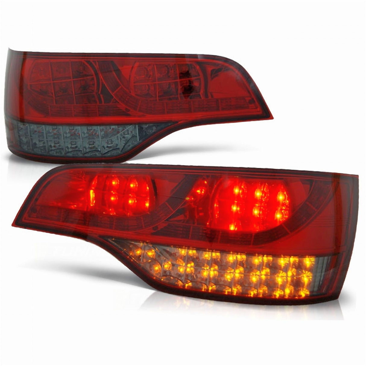LED Rückleuchten Set rot matt für Audi Q7 2006-2009