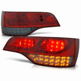 LED Rückleuchten Set rot matt für Audi Q7 2006-2009
